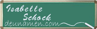 Isabelle Schock Visitenkarte